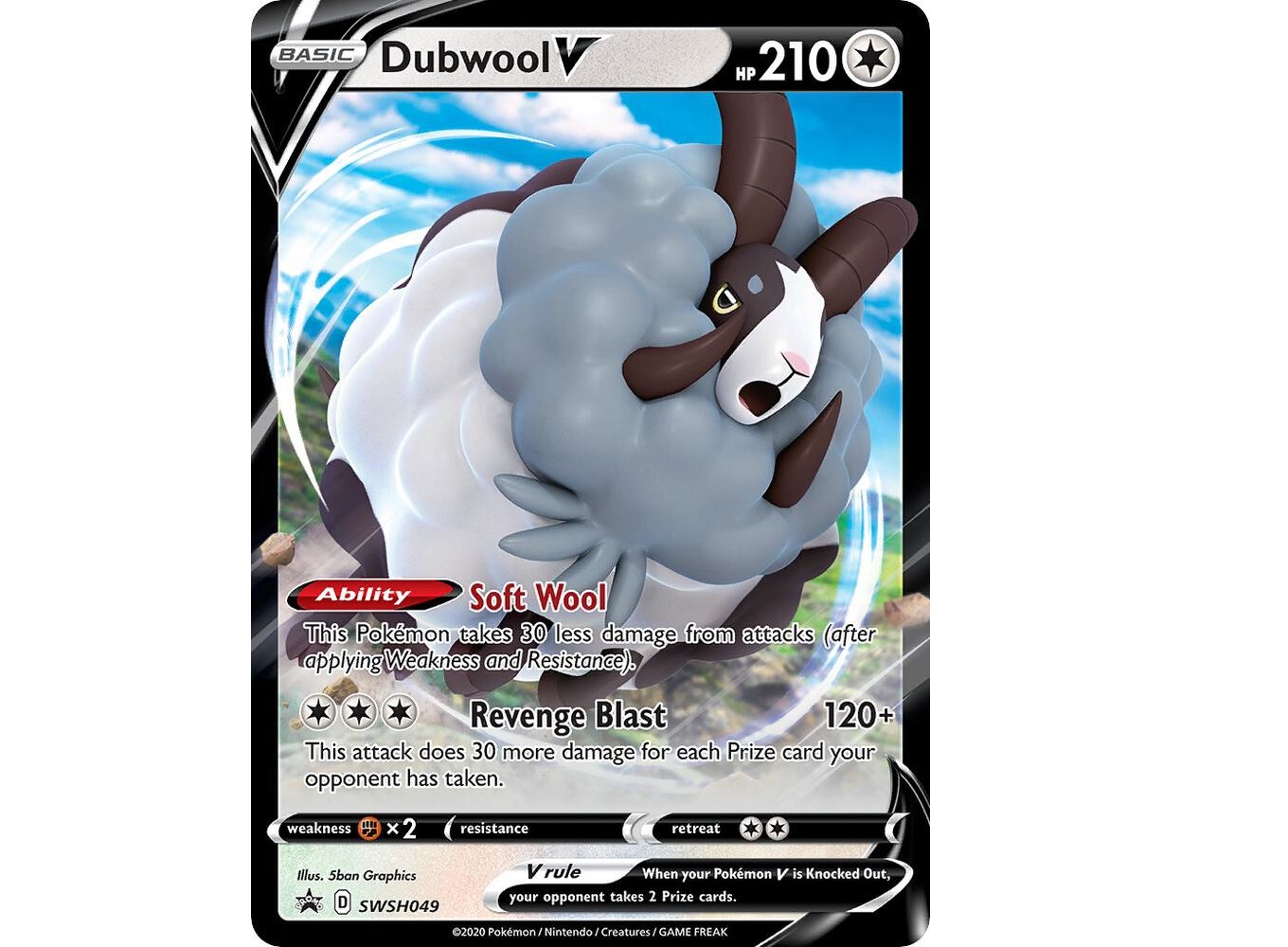 (TCG) – Dubwool V – SWSH049 (TCG) – Dubwool V – SWSH049