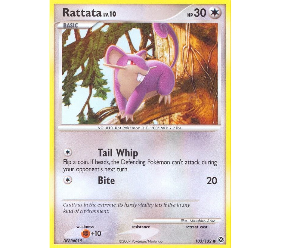 (TCG) – Rattata – 103/132 (TCG) – Rattata – 103/132