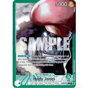 (TCG) – Hody Jones – (Alternate Art) – Leader – OP06-020