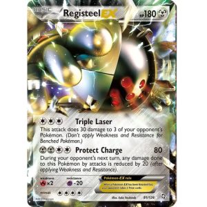 (TCG) – Registeel EX – 81/124 – *L/P*