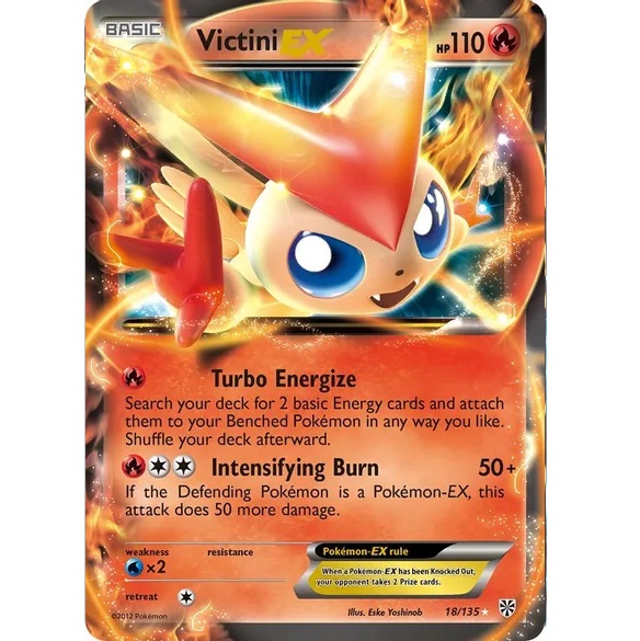 (TCG) – Victini EX – 18/135