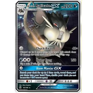 (TCG) – Alolan Raticate GX – 85/168