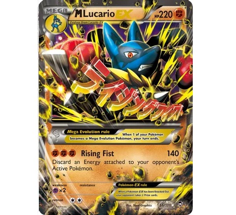 (TCG) – M Lucario EX – 55/111 – *M/P* (TCG) – M Lucario EX – 55/111 – *M/P*