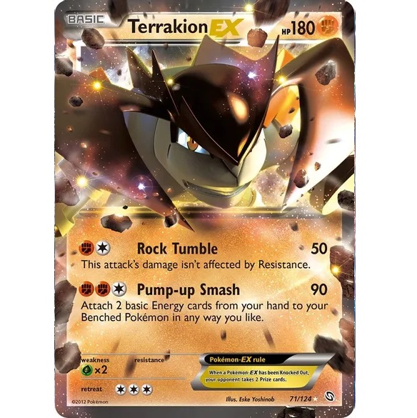 (TCG) – Terrakion EX – 71/124