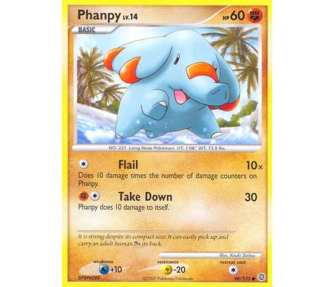 (TCG) – Phanpy – 98/132 (TCG) – Phanpy – 98/132