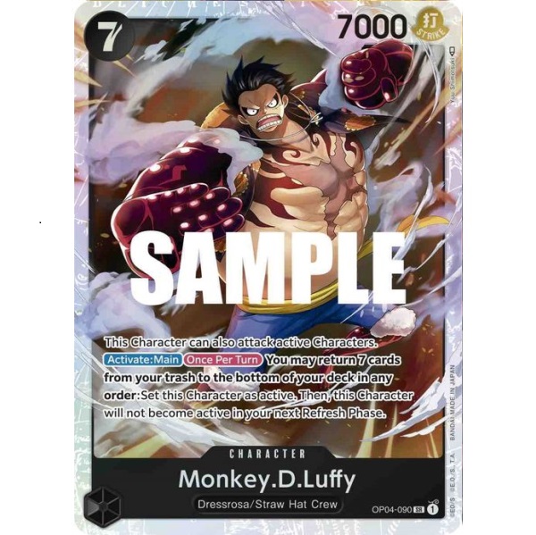 (TCG) – Monkey D. Luffy – OP04-090