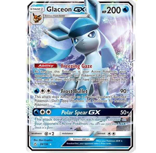 (TCG) – Glaceon GX – 39/156 (TCG) – Glaceon GX – 39/156