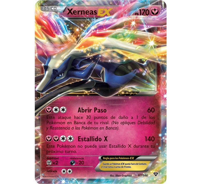 (TCG) – Xerneas EX – 97/146 – ESP – *L/P* (TCG) – Xerneas EX – 97/146 – ESP – *L/P*