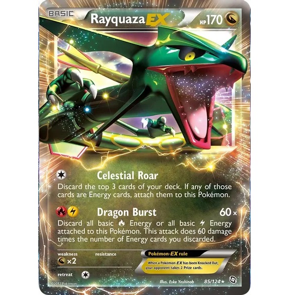 (TCG) – Rayquaza EX – 85/124