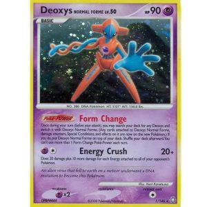 (TCG) – Deoxys Normal Forme – 1/146 – *M/P*