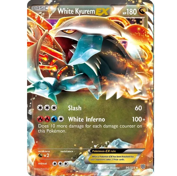 (TCG) – White Kyurem EX – 96/135
