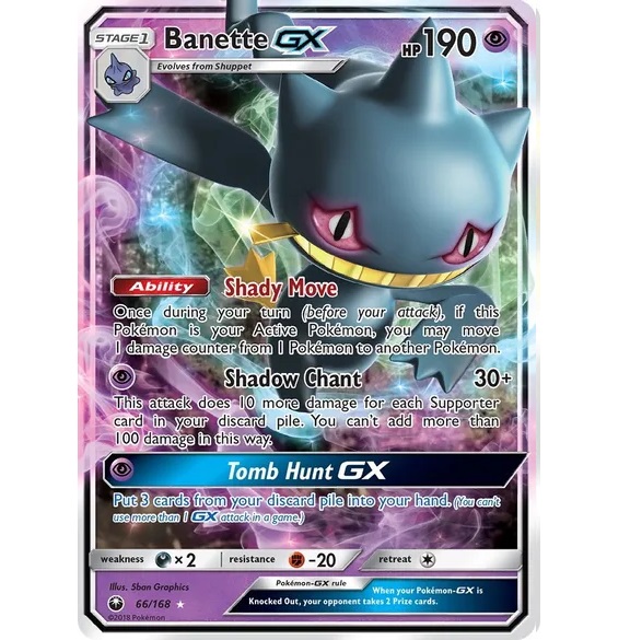 (TCG) – Banette GX – 66/168 (TCG) – Banette GX – 66/168