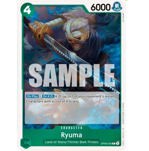 (TCG) – Ryuma – OP06-036 (TCG) – Ryuma – OP06-036