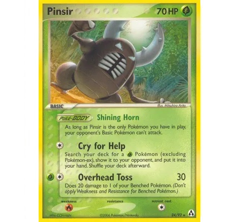 (TCG) – Pinsir – 24/92 (TCG) – Pinsir – 24/92