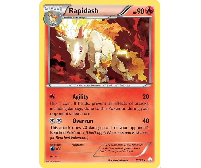 (TCG) – Rapidash – 15/83 (TCG) – Rapidash – 15/83
