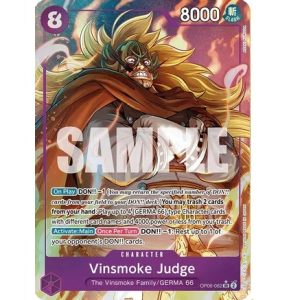 (TCG) – Vinsmoke Judge – (Alternate Art) – OP06-062