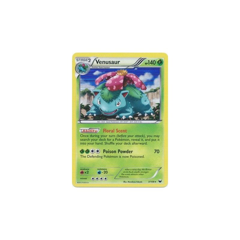 (TCG) – Venusaur – 3/108