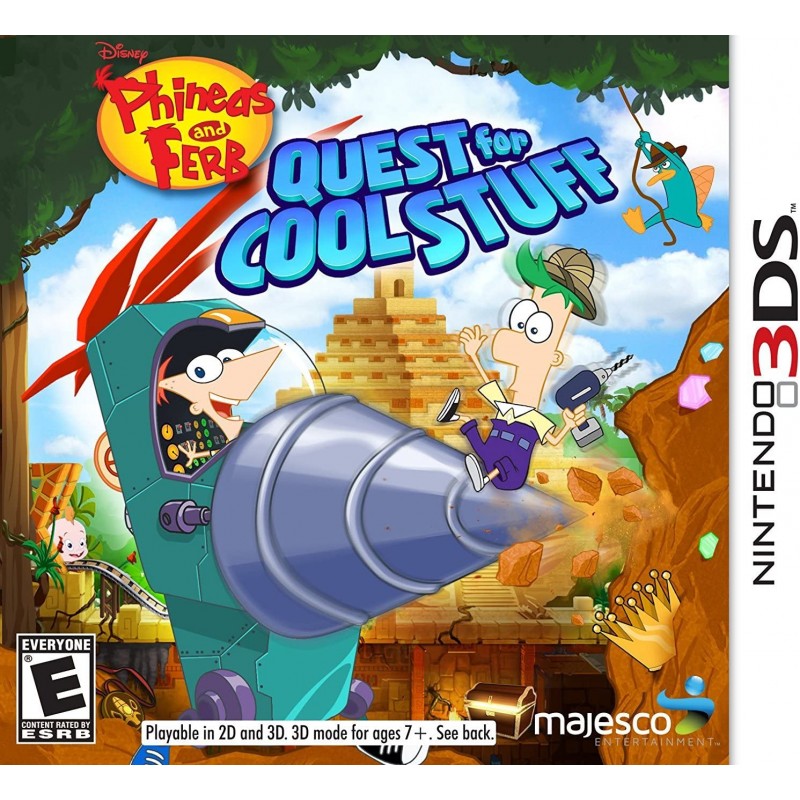 (3DS) – Phineas and Ferb: Quest for Cool Stuff *USADO*