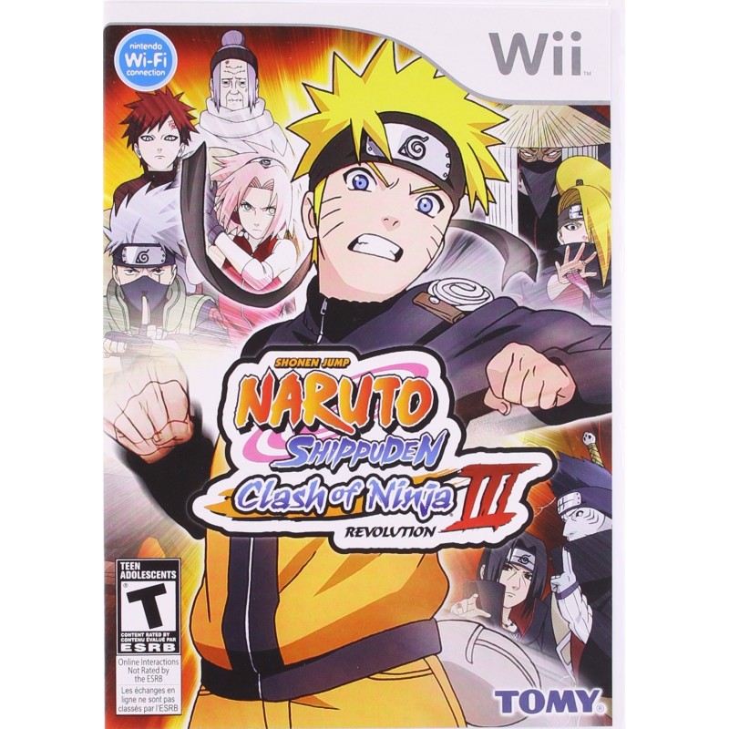 (Wii) – Naruto Shippūden: Clash of Ninja Revolution 3 *USADO*