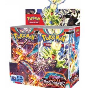 (TCG) – Caja de 36 Sobres Escarlata y Purpura LLAMAS OBSIDIANAS – ESPAÑOL – Booster Box