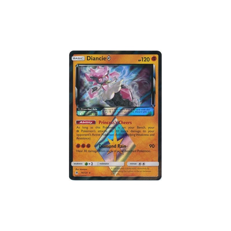 (TCG) – Diancie Prism Star – 74/131