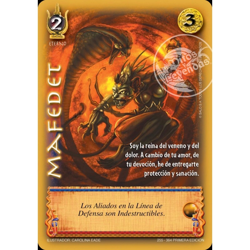 (TCG) – Mafedet – 255/364