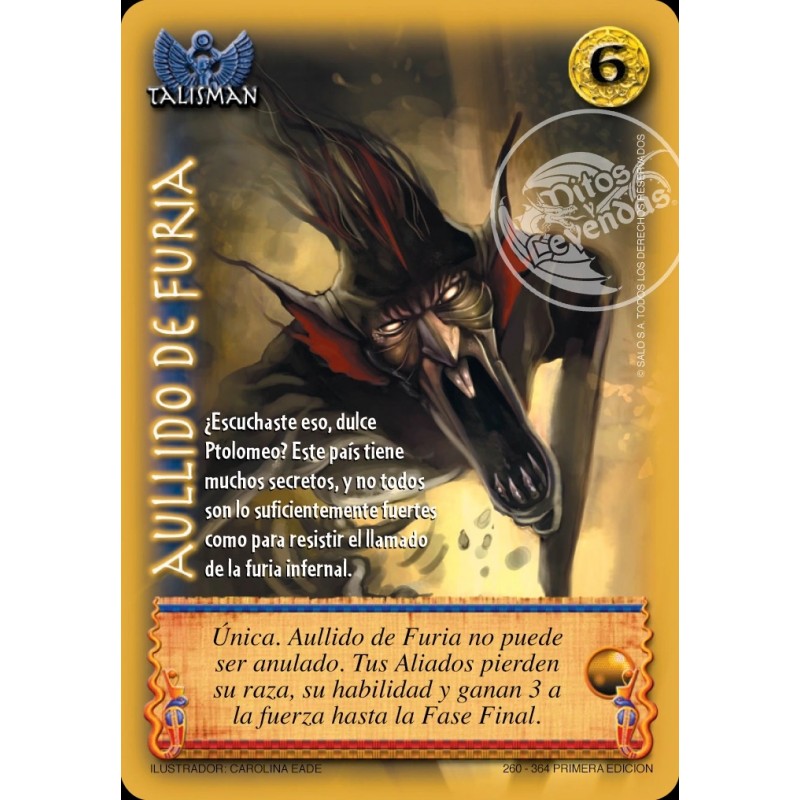(TCG) – Aullido de Furia – 260/364