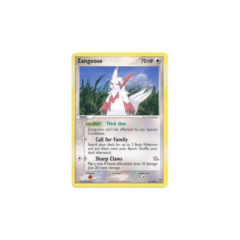 (TCG) – Zangoose – 25/108