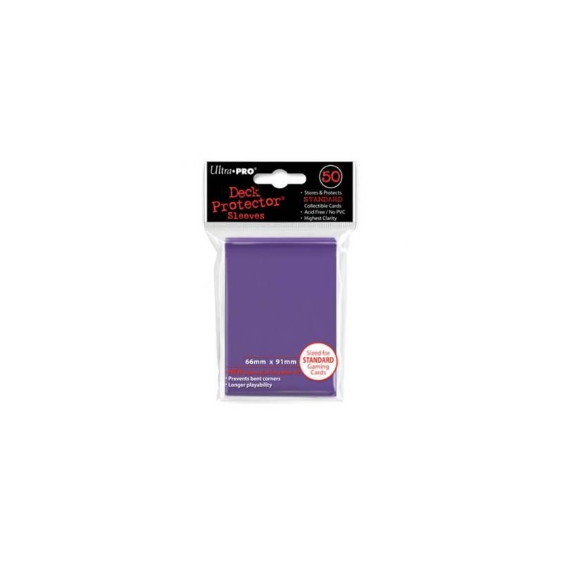 (TCG) – Protector Cartas – Morado – Tamaño standar (x50)