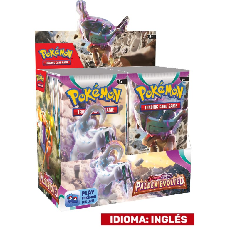 (TCG) – Caja de 36 Sobres Scarlet & Violet PALDEA EVOLVED – INGLES – Booster Box