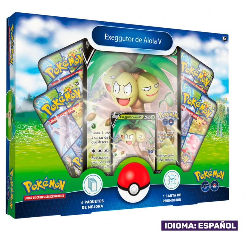 (TCG) – Pokemon GO Exeggutor de Alola V Box – ESPAÑOL