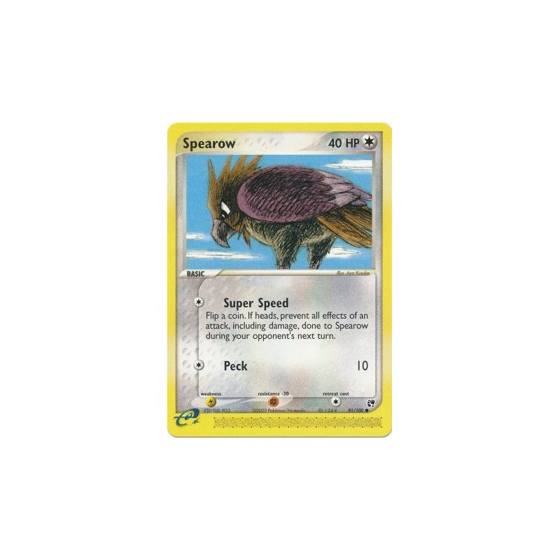 (TCG) – Spearow – 81/100