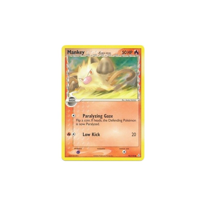 (TCG) – Mankey (Delta Species) – 70/110