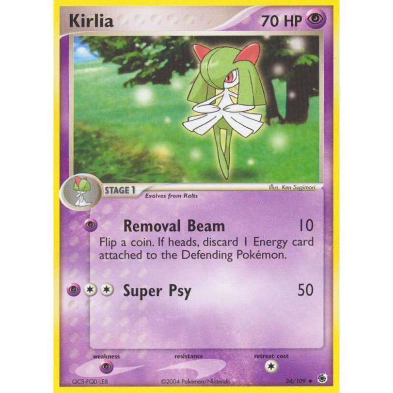 (TCG) – Kirlia – 34/109