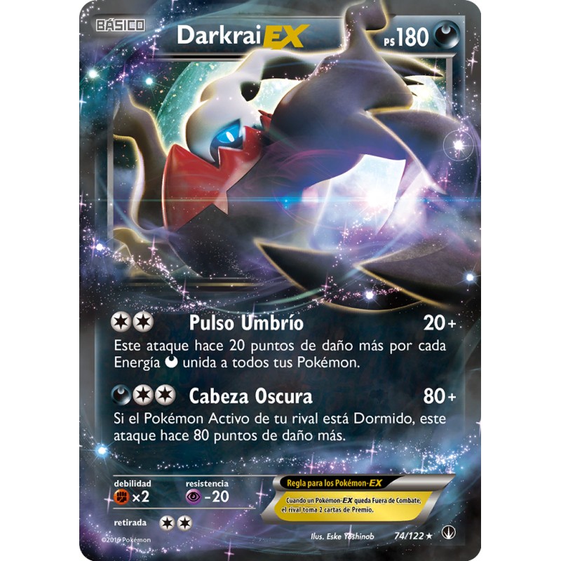 (TCG) – Darkrai EX – 74/122 – ESP