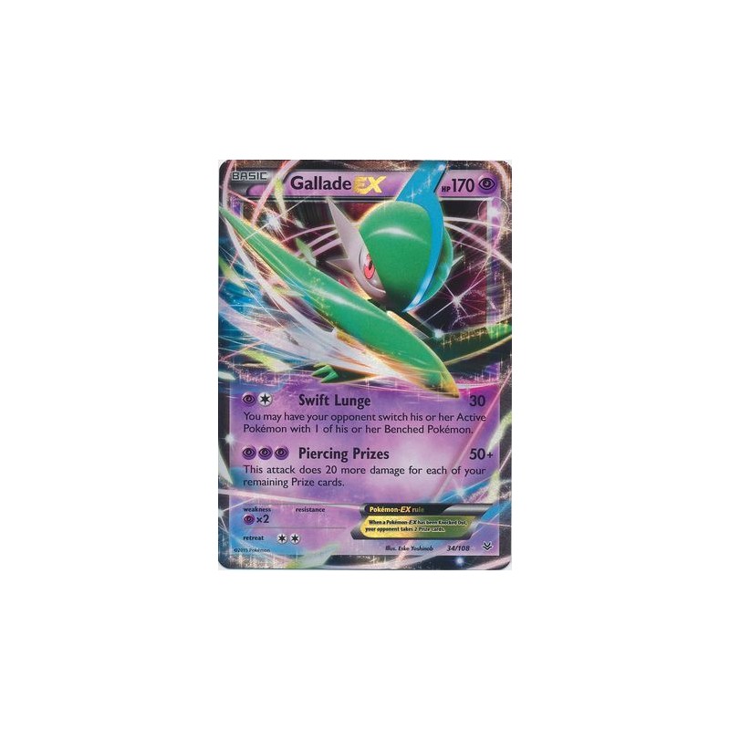 (TCG) – Gallade EX – 34/108