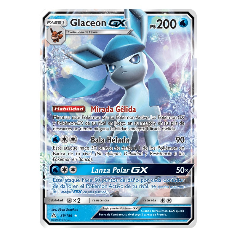 (TCG) - Glaceon GX - 39/156