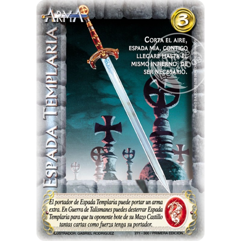 (TCG) – Espada Templaria – 271/300