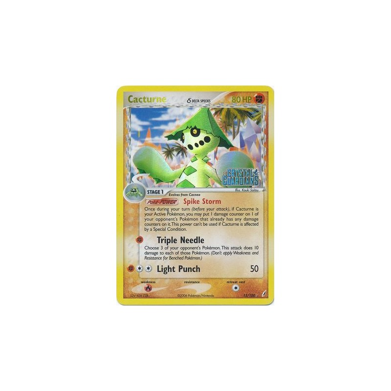 (TCG) – Cacturne (Delta Species) – 15/100 – *M/P*
