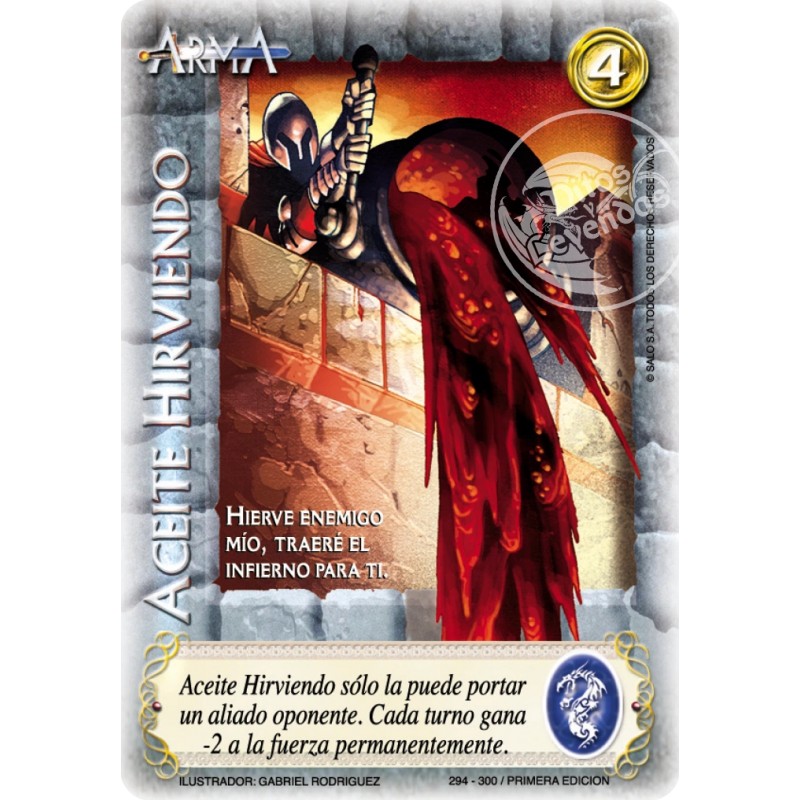 (TCG) – Aceite Hirviendo – 294/300