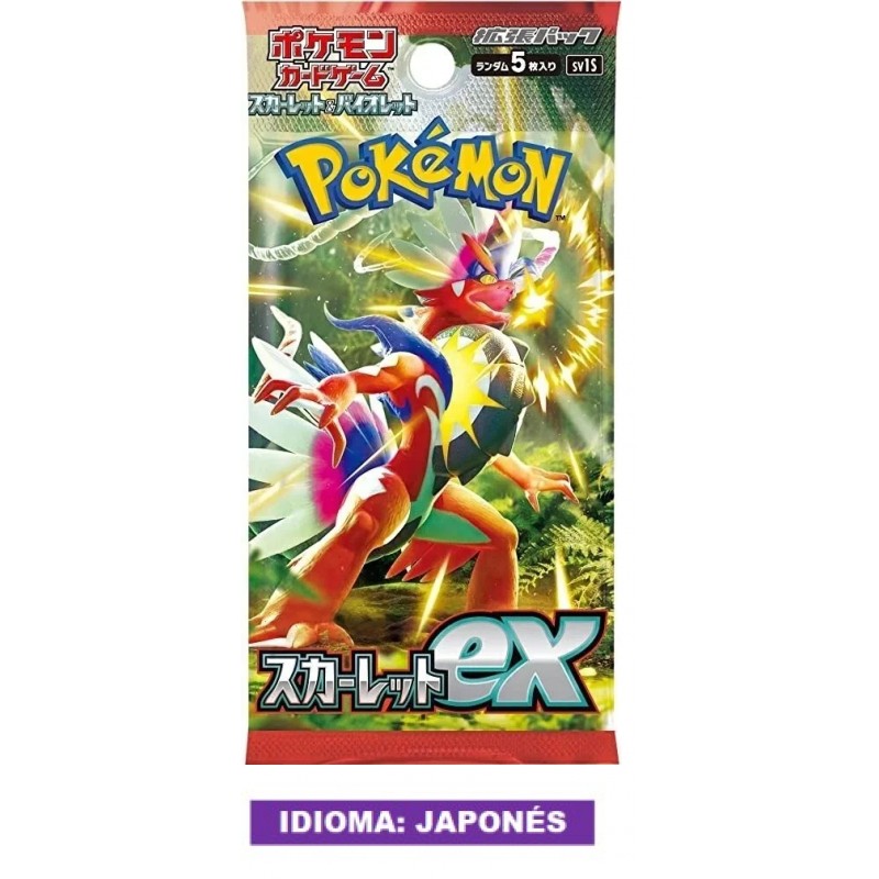 (TCG) – Sobre Japones Pokemon Scarlert ex Booster Pack (sv1S) – JAP