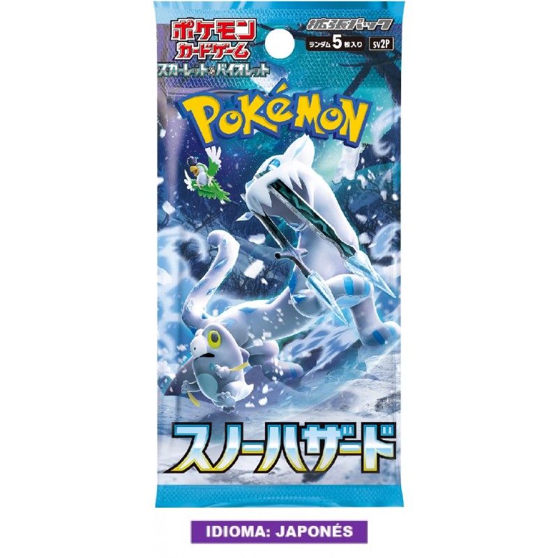 (TCG) – Sobre Japones Pokemon Sword & Shield – Snow Hazard (sv2P) – JAP