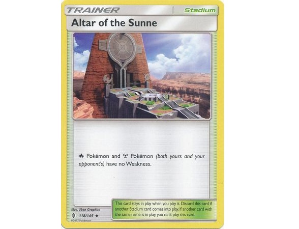 (TCG) – Altar of the Sunne – 118/145 (TCG) – Altar of the Sunne – 118/145
