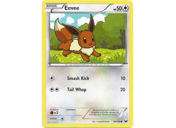 (TCG) – Eevee – 84/108 (TCG) – Eevee – 84/108