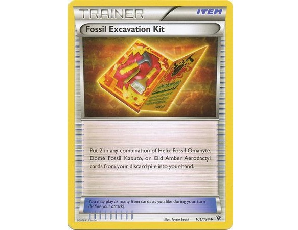 (TCG) – Fossil Excavation Kit – 101/124 (TCG) – Fossil Excavation Kit – 101/124