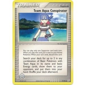 (TCG) – Team Aqua Conspirator – 77/95