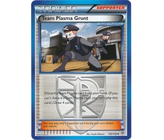 (TCG) – Team Plasma Grunt – 125/135 (TCG) – Team Plasma Grunt – 125/135