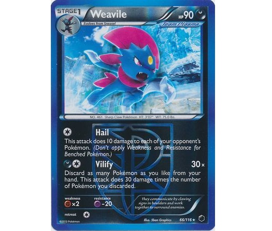 (TCG) – Weavile – 66/116 (TCG) – Weavile – 66/116