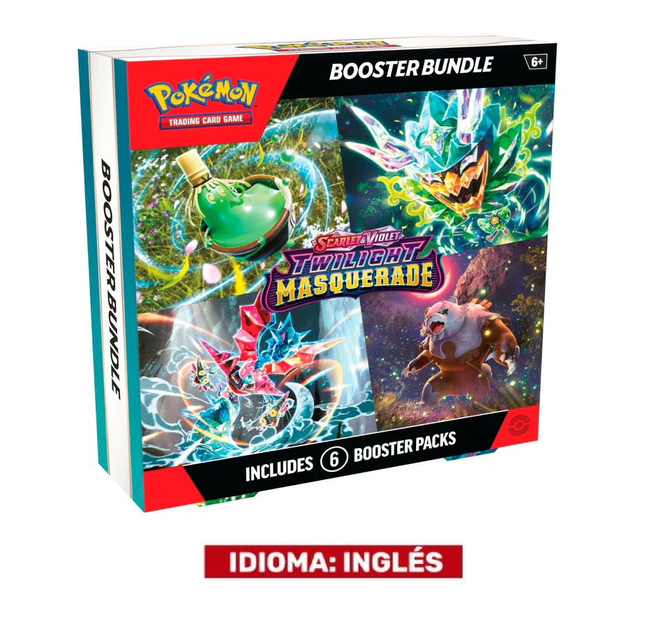 (TCG) – Booster Bundle Scarlet & Violet – Twilight Masquerade – INGLES (TCG) – Booster Bundle Scarlet & Violet – Twilight Masquerade – INGLES