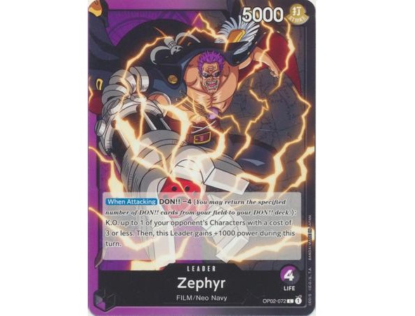 (TCG) – Zephyr – OP02-072 (TCG) – Zephyr – OP02-072
